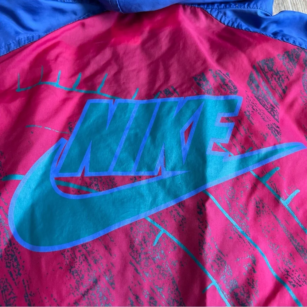 Nike vintage women XL 18/20 windbreaker pullover Colorblock 90s